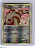 2010 Pokemon—Furret #21 Heartgold & Soulsilver—Rare Reverse Holo [MP]