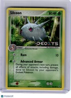 2005 Pokemon—Silcoon #46 EX Deoxys—Uncommon Reverse Holo [Lightly Played]