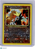 2001 Pokemon—Entei #34 Wizards of the Coast—Black Star Promo Holo [Damage]