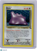 1999 Pokemon—Ditto #3 Fossil—Rare Holo [Damage]