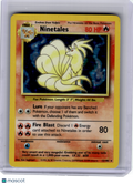 1999 Pokemon—Ninetales #12 Base Set—Rare Holo [Damage]