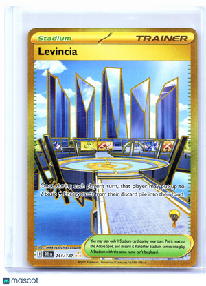 2025 Pokemon—Levincia #244/182 Destined Rivals—Hyper Rare Holo