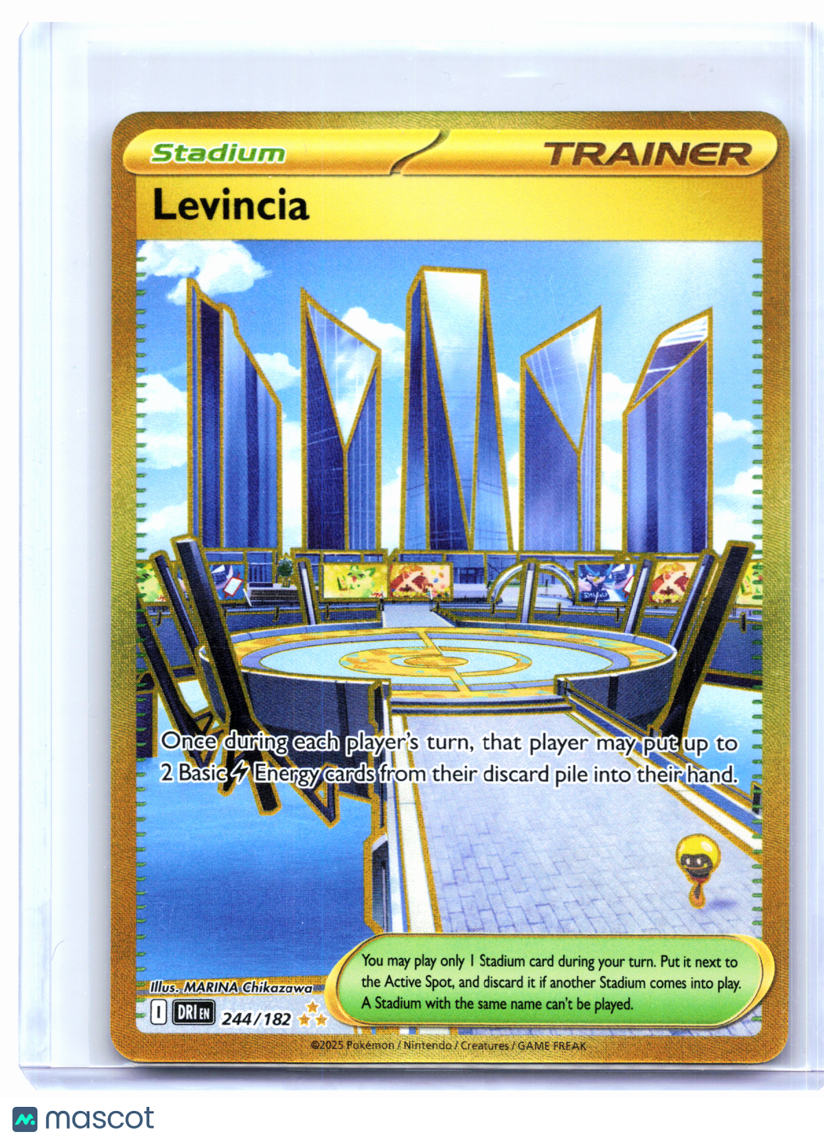 2025 Pokemon—Levincia #244/182 Destined Rivals—Hyper Rare Holo