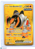 2024 Pokemon—Iron Boulder ex #217/162 Temporal Forces—Hyper Rare Holo