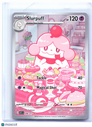 2026 Pokemon—Slurpuff #236/217 Ascended Heroes—Illustration Rare Holo