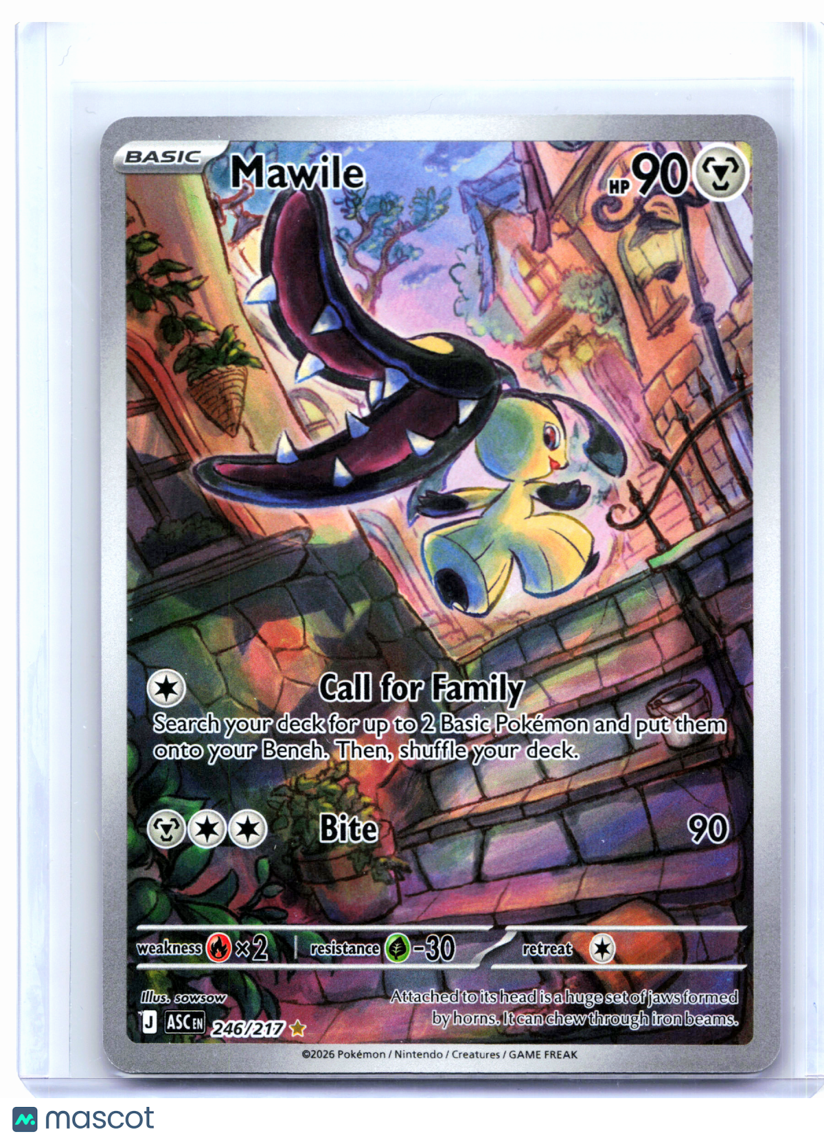 2026 Pokemon—Mawile #246/217 Ascended Heroes—Illustration Rare Holo