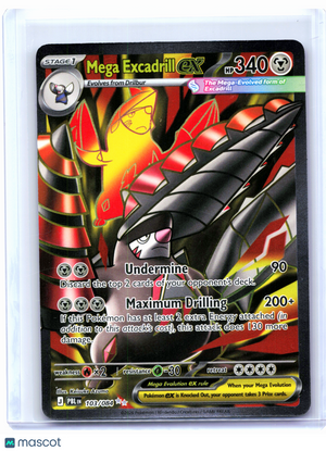 2026 Pokemon—Mega Excadrill ex #103/084 Pitch Black—Ultra Rare Holo