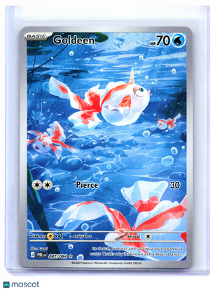 2026 Pokemon—Goldeen #087/084 Pitch Black—Illustration Rare Holo