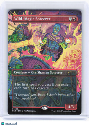 2026 Magic: The Gathering—Wild-Magic Sorcerer #2494 SLD—Rare Foil