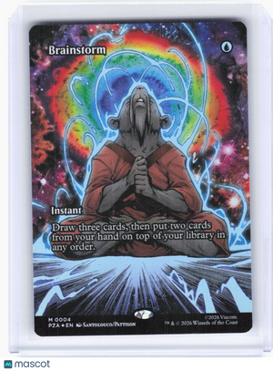 2026 Magic: The Gathering—Brainstorm (Bordeless) #0004 PZA—Mythic Foil