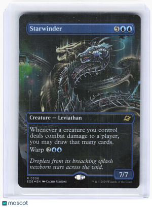 2025 Magic: The Gathering—Starwinder (Borderless) #0306 EOE—Rare Foil