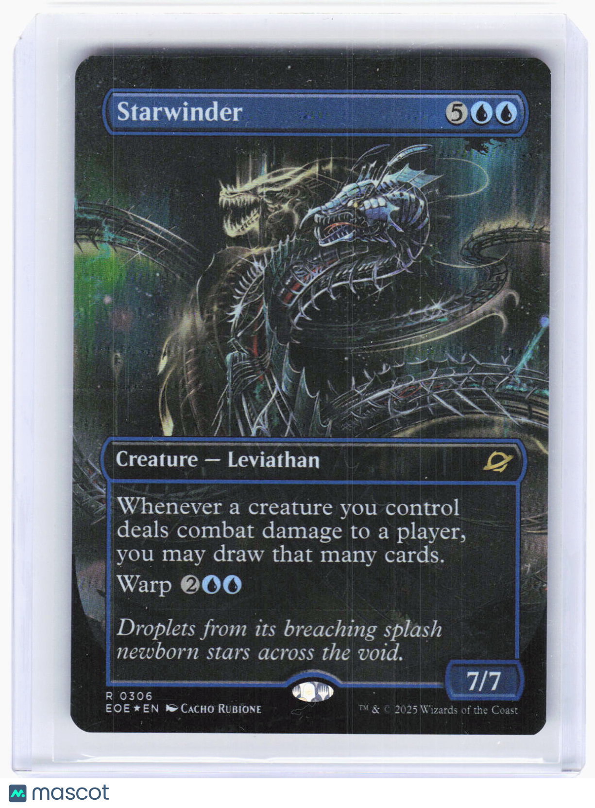 2025 Magic: The Gathering—Starwinder (Borderless) #0306 EOE—Rare Foil