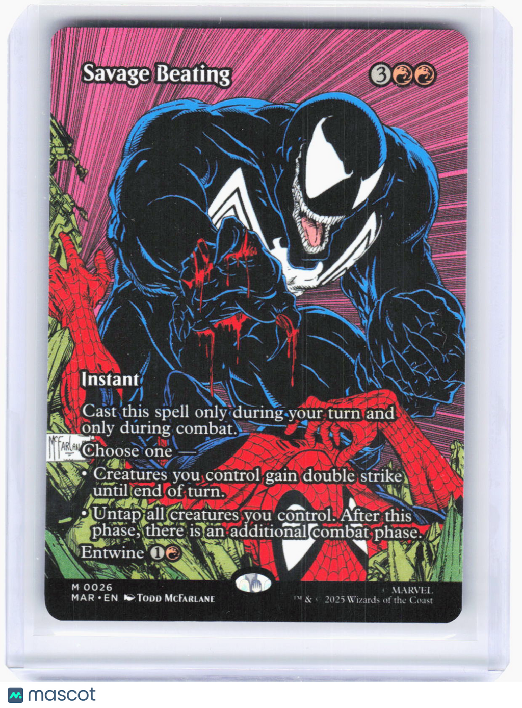 2026 Magic: The Gathering—Savage Beating #0026 Marvel Universe Eternal-Legal—Mythic Non-foil