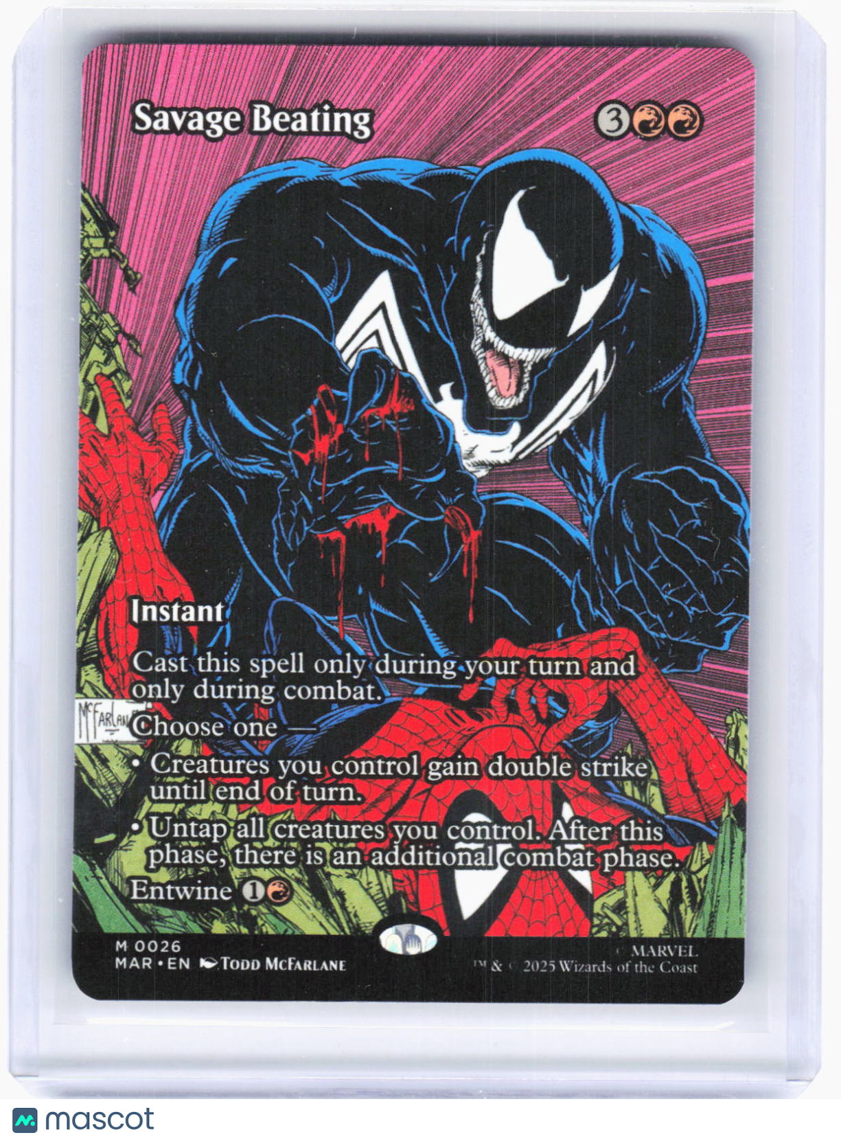 2026 Magic: The Gathering—Savage Beating #0026 Marvel Universe Eternal-Legal—Mythic Non-foil