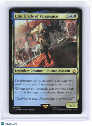 2024 Magic: The Gathering—Ezio, Blade of Vengeance #0275 ACR—Mythic Foil