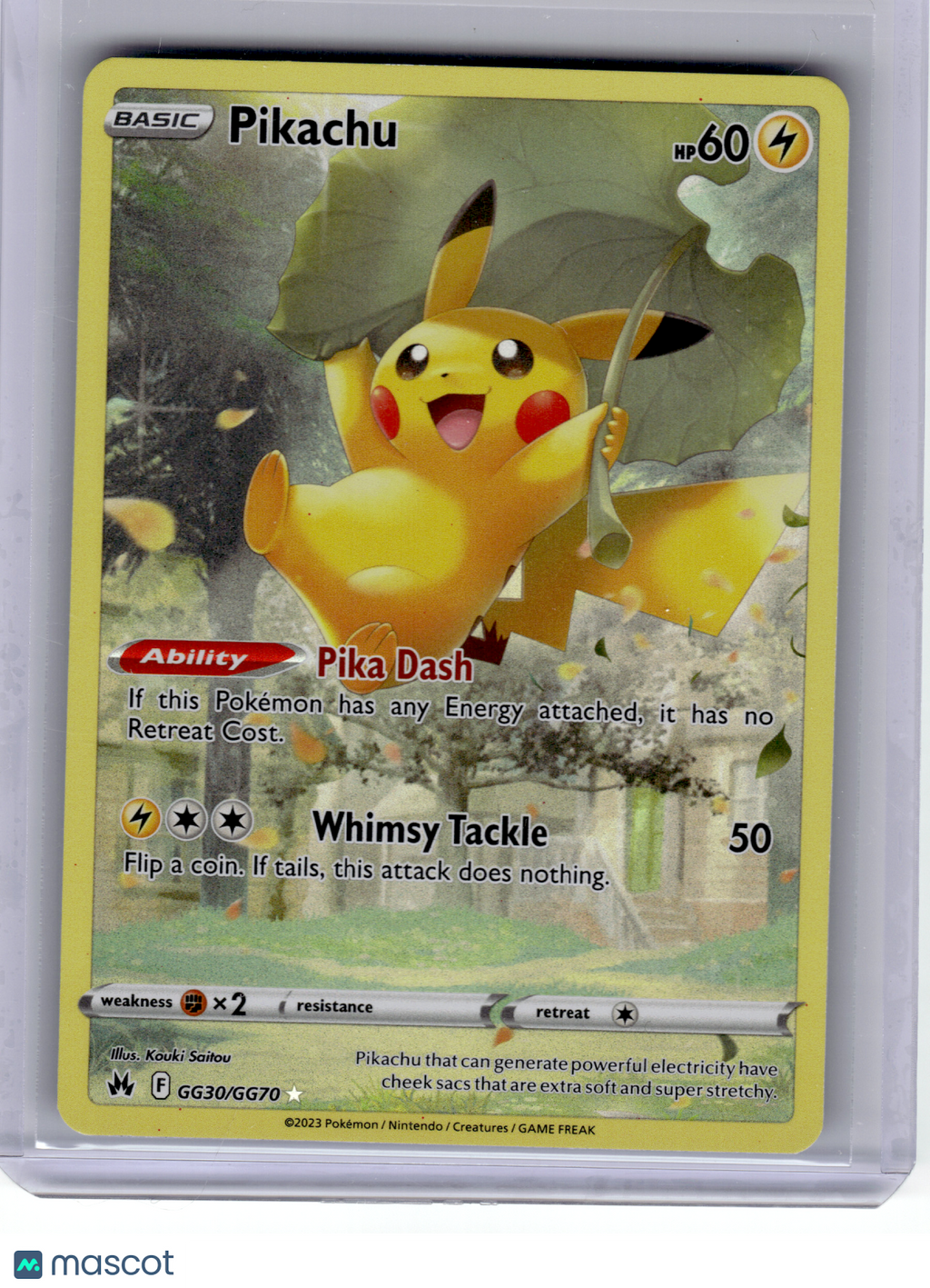 2023 Pokemon—Pikachu #GG30 Crown Zenith: Galarian Gallery—Rare Holo [LP]