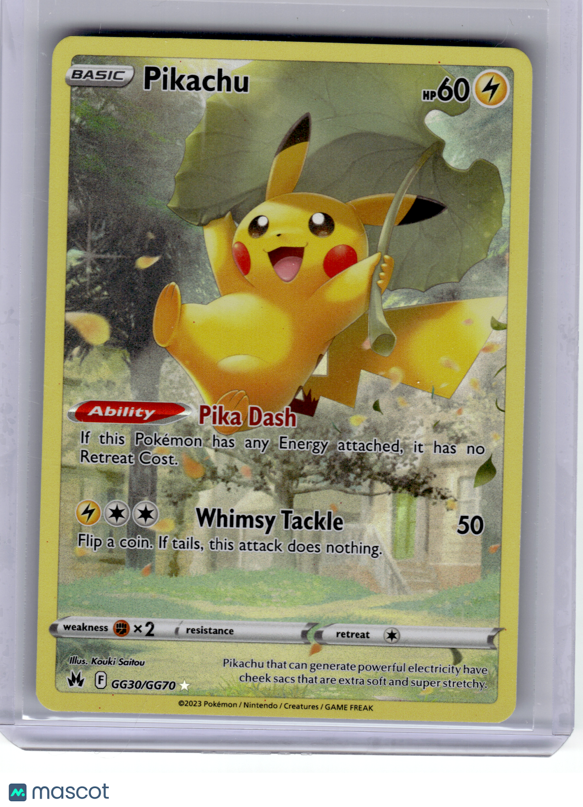 2023 Pokemon—Pikachu #GG30 Crown Zenith: Galarian Gallery—Rare Holo [LP]