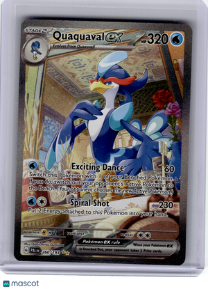 2023 Pokemon—Quaquaval EX #260 Paldea Evolved—Special Illustration Rare Holo