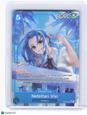 2024 One Piece Card Game—Nefeltari Vivi (Alternate Art) #EB03-024 EB04—SR Foil
