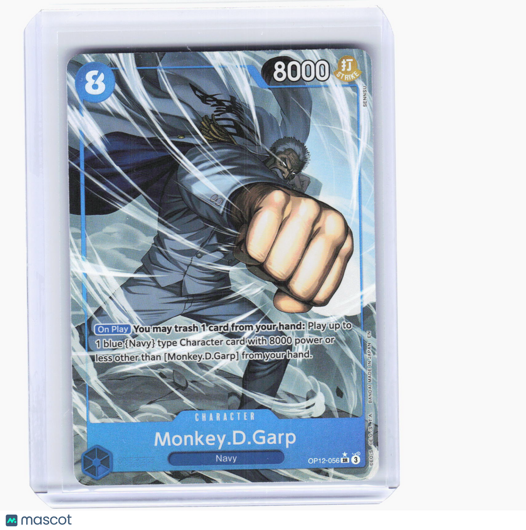 2023 One Piece Card Game—Monkey.D.Garp (Alternate Art) #OP12-056 Legacy of the Master—Super Rare Foil