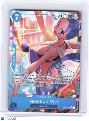 2024 One Piece Card Game—Nefeltari Vivi (Alt Art) #EB04-025 —SR Foil