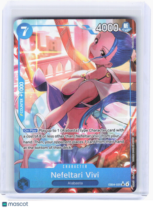 2024 One Piece Card Game—Nefeltari Vivi (Alt Art) #EB04-025 —SR Foil