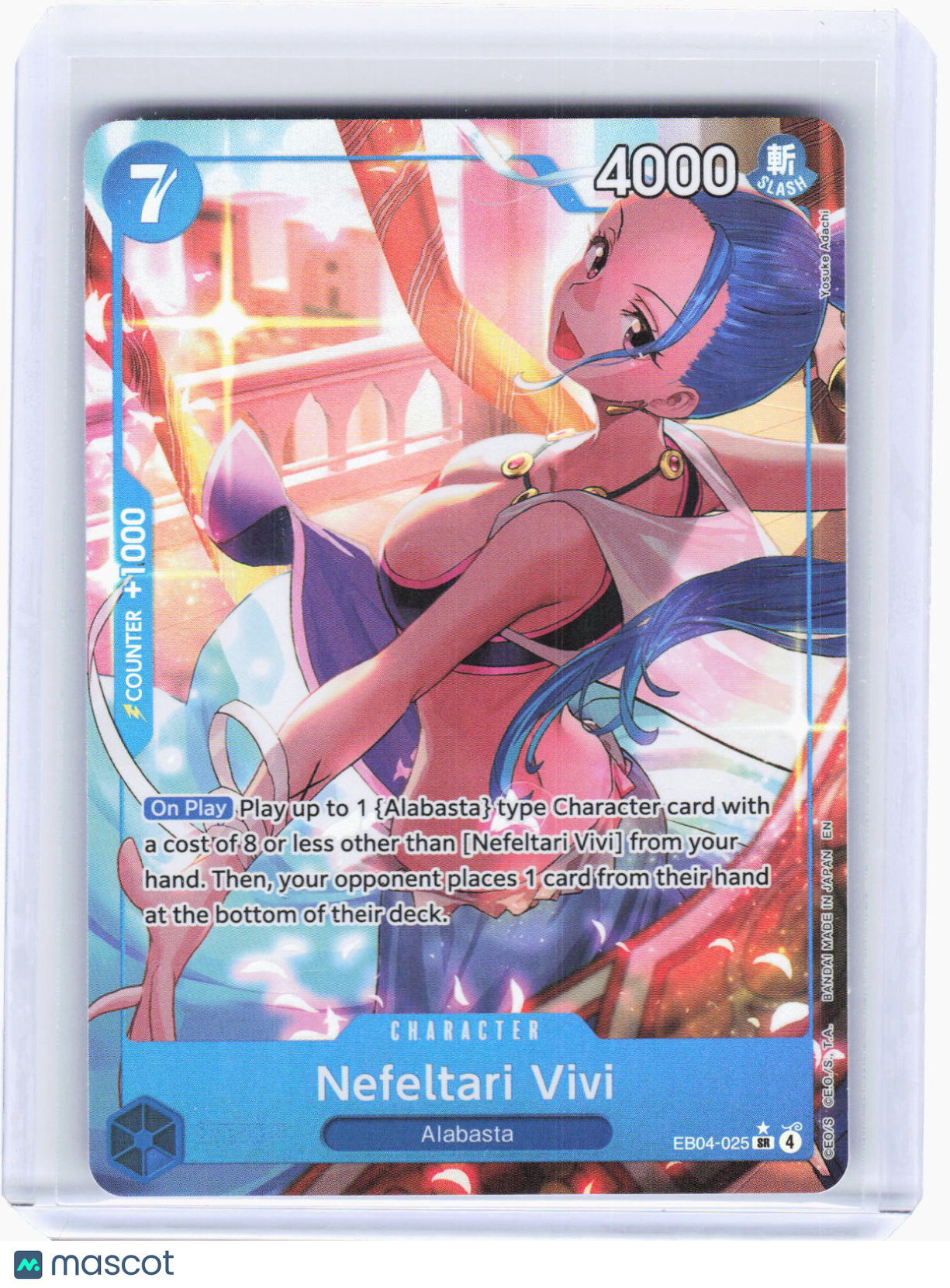 2024 One Piece Card Game—Nefeltari Vivi (Alt Art) #EB04-025 —SR Foil