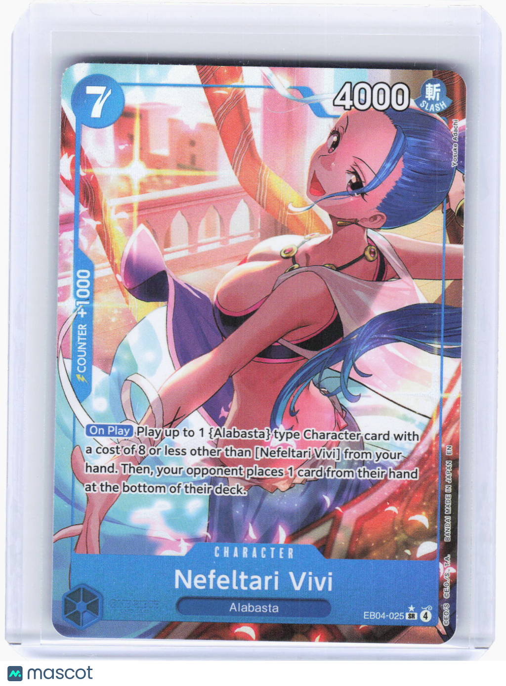 2026 One Piece Card Game—Nefeltari Vivi (Alt Art) #EB04-025 — SR Foil