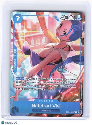 2026 One Piece Card Game—Nefeltari Vivi (Alt Art) #EB04-025 — SR Foil
