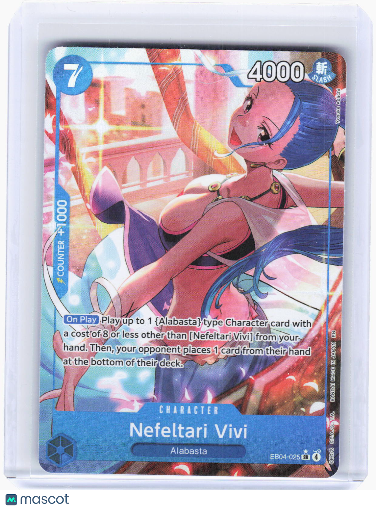 2026 One Piece Card Game—Nefeltari Vivi (Alt Art) #EB04-025 — SR Foil