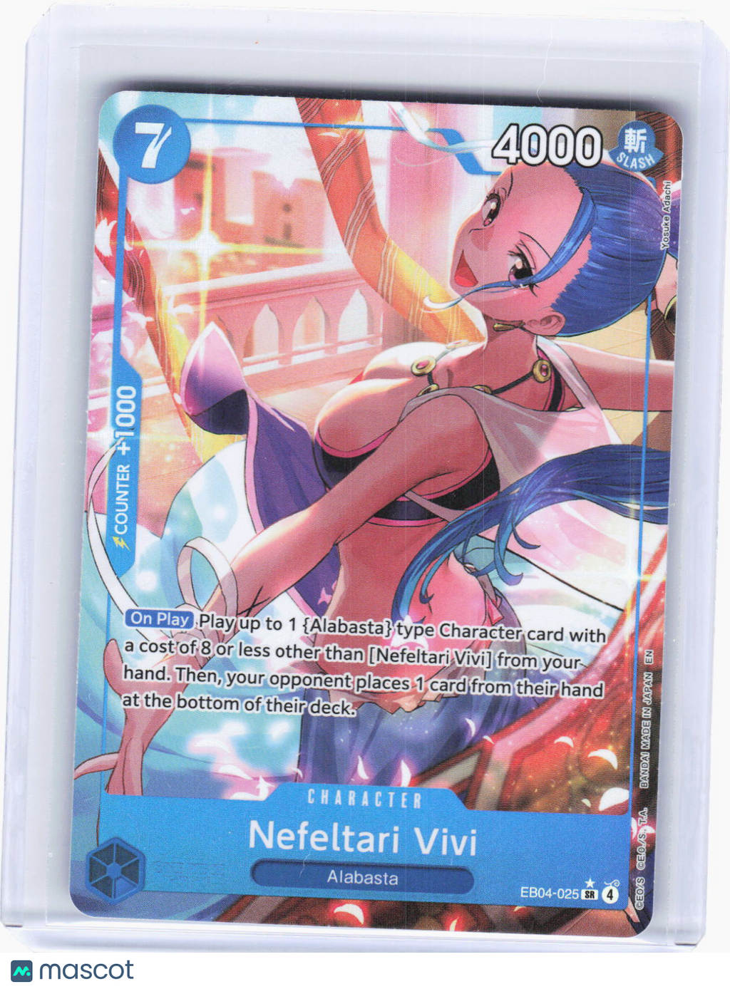 2026 One Piece Card Game—Nefeltari Vivi (Alt Art) #EB04-025 — SR Foil