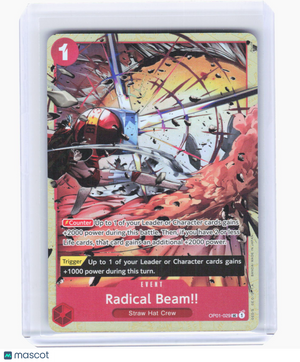 2022 One Piece Card Game—Radical Beam!! (Premium collection) #OP01-029 OP-PR —UC