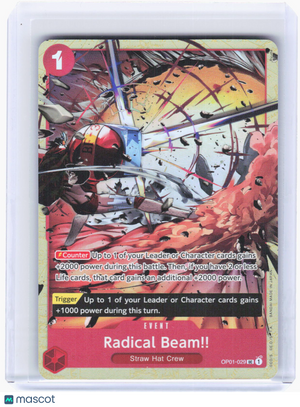 2022 One Piece Card Game—Radical Beam!! (Premium collection) #OP01-029 OP-PR —UC