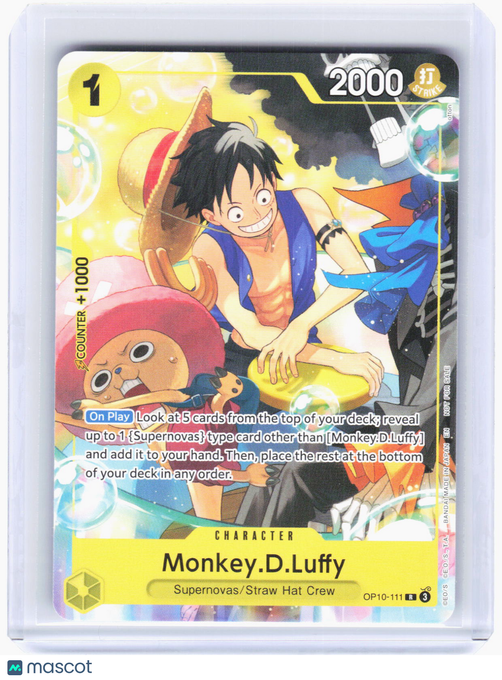 2025 One Piece Card Game—Monkey.D.Luffy (Welcome Pack 2026 Vol.1)#OP10-111 OP-PR