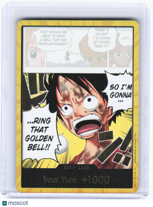 2022 One Piece Card Game—DON!! Card (Luffy) (Gold) Adventure on Kami's Island—