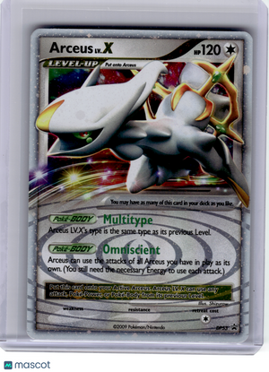 Pokemon—Arceus LV.X #DP53 Diamond & Pearl—Black Star Promo [Moderately Played]