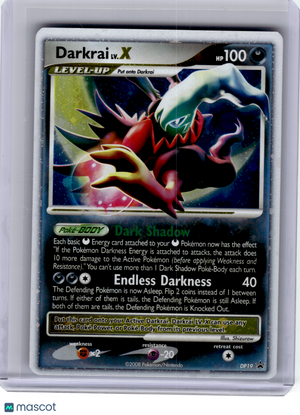 2008 Pokemon—Darkrai LV.X #DP19 Diamond & Pearl—Black Star Promo [LightlyPlayed]