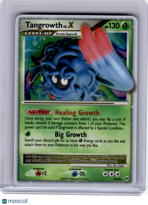 2009 Pokemon—Tangrowth LV.X #99 Arceus—Rare Holo [Lightly Played]