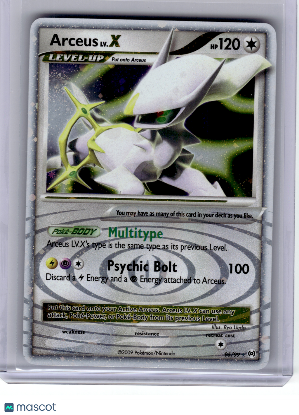 2009 Pokemon—Arceus LV.X #96 Arceus—Rare Holo [Lightly Played]