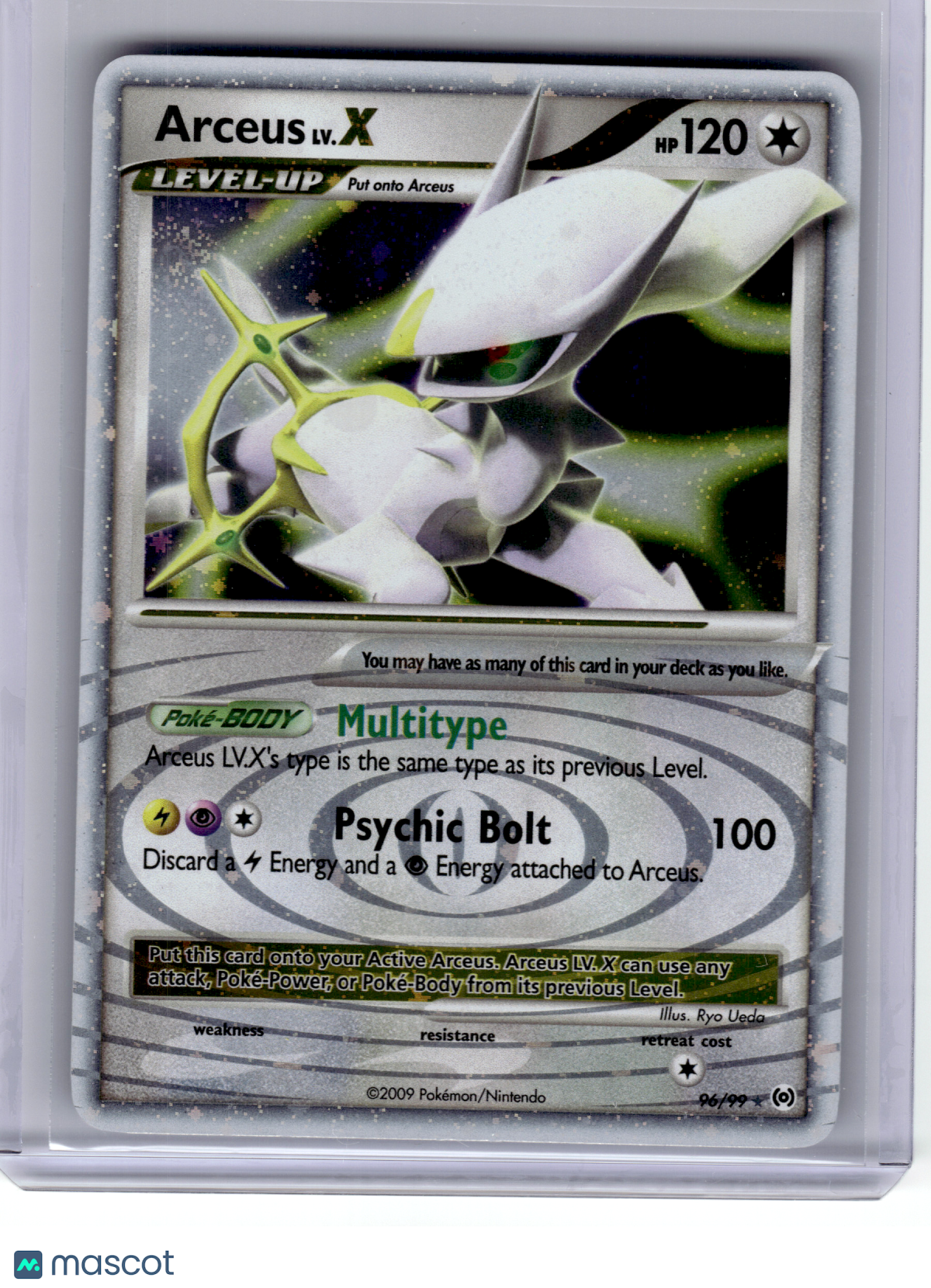 2009 Pokemon—Arceus LV.X #96 Arceus—Rare Holo [Lightly Played]