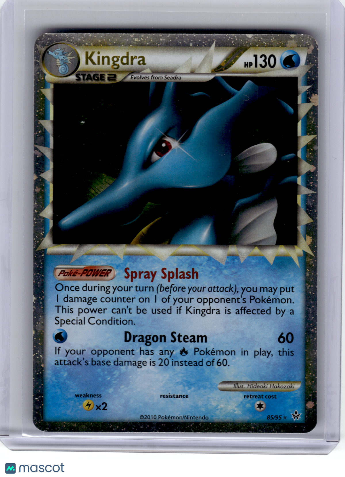 2010 Pokemon—Kingdra #85 Unleashed—Ultra Rare Holo [Heavily Played]