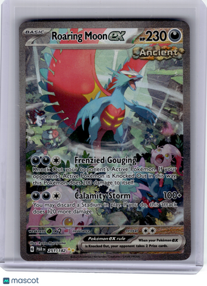 2023 Pokemon—Roaring Moon EX #251 Paradox Rift—Special Illustration Rare Holo