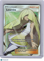 2017 Pokemon—Lusamine #110 Crimson Invasion—Ultra Rare Holo [Lightly Played]