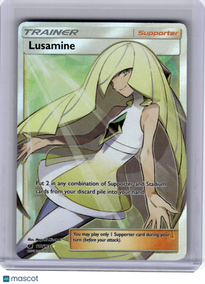 2017 Pokemon—Lusamine #110 Crimson Invasion—Ultra Rare Holo [Lightly Played]