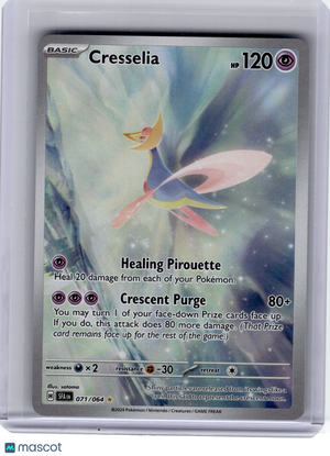 2024 Pokemon—Cresselia #71 Shrouded Fable—Illustration Rare Holo