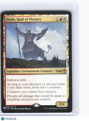 2020 Magic: The Gathering—Iroas, God of Victory #205/351 (LIST)—Mythic Non-Foil