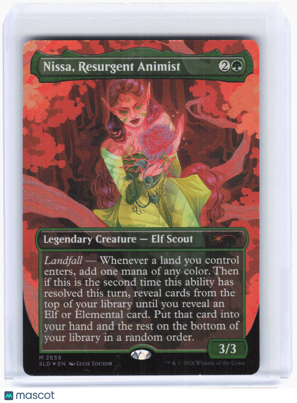 2024 Magic: The Gathering—Nissa, Resurgent Animist #2658 SLD—Mythic Foil