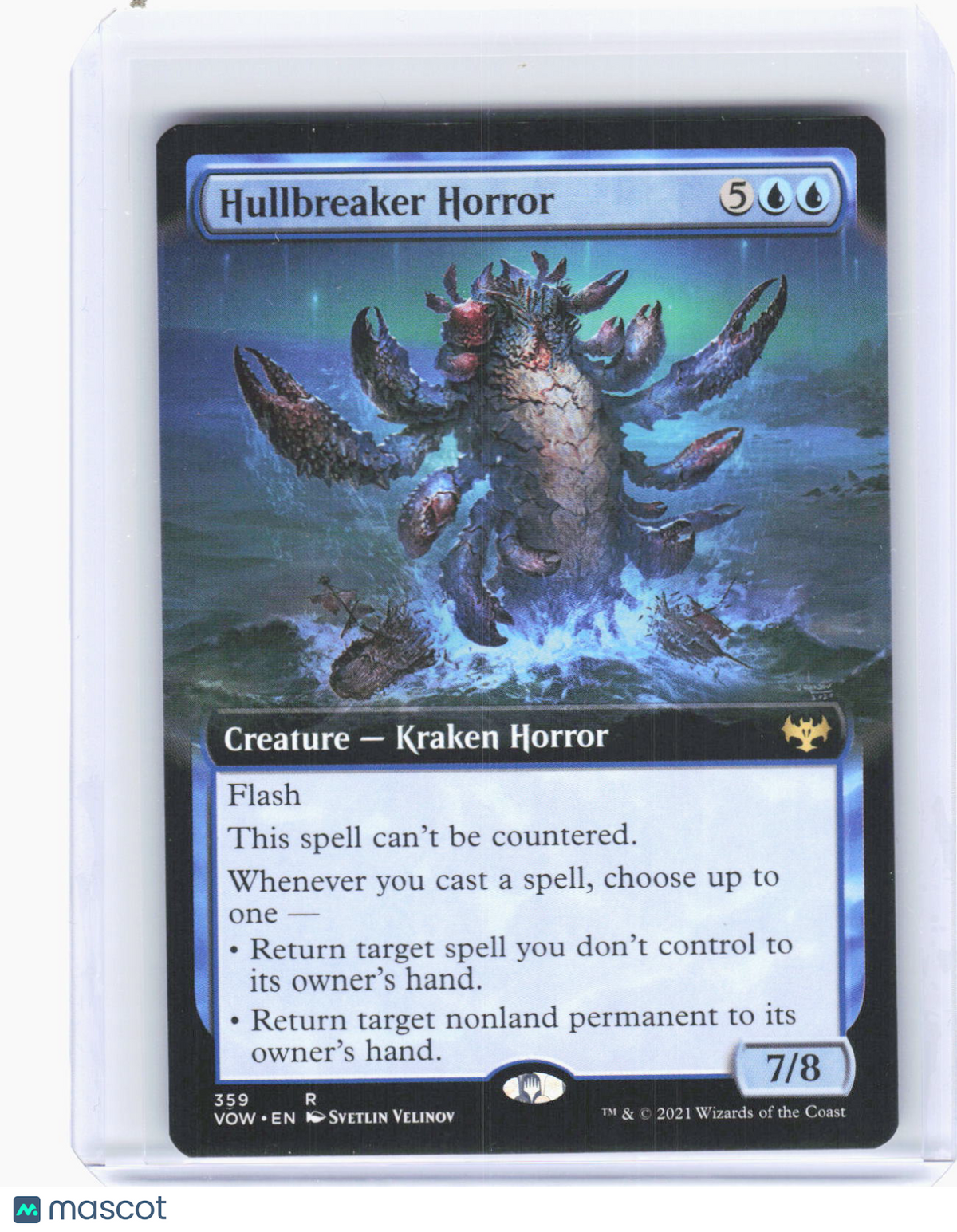 2021 Magic: The Gathering—Hullbreaker Horror #63(VOW)—Rare Non-Foil