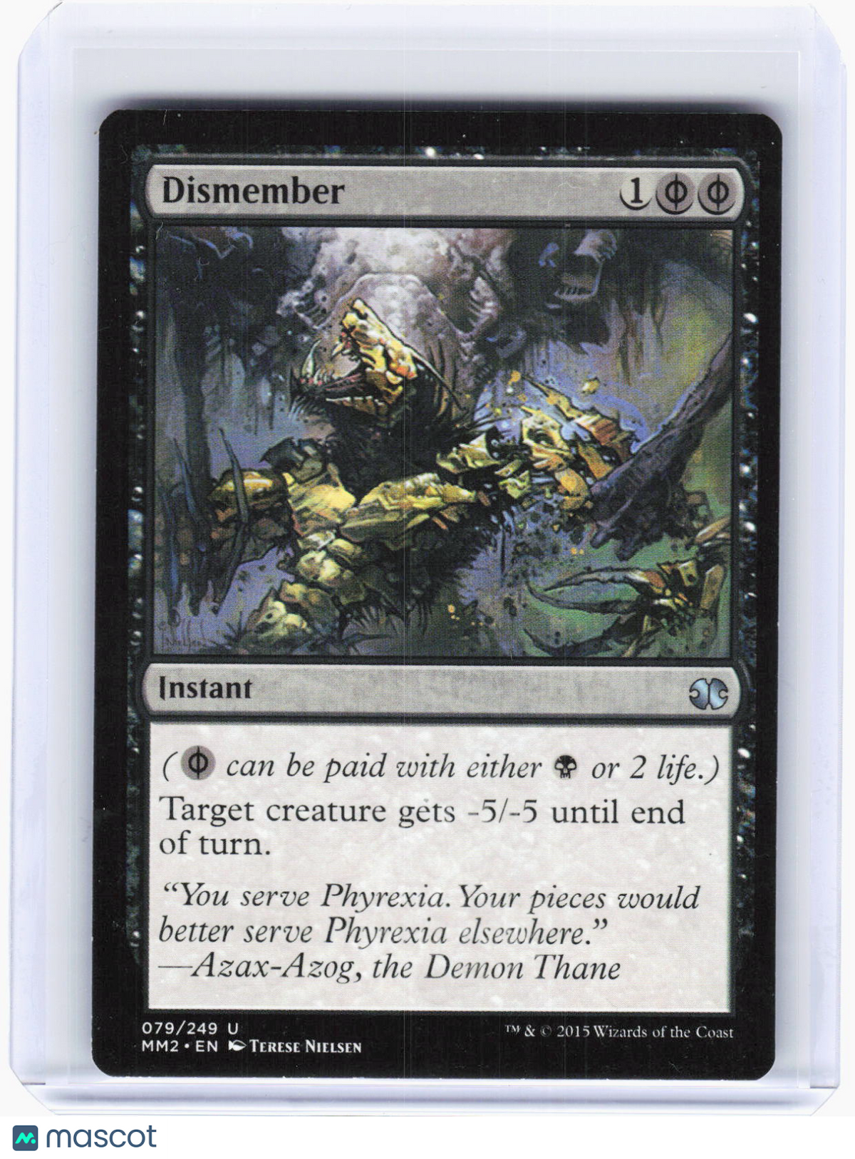 Magic: The Gathering—Dismember #277/306 Modern Masters 2015—Rare Non-Foil (MP)
