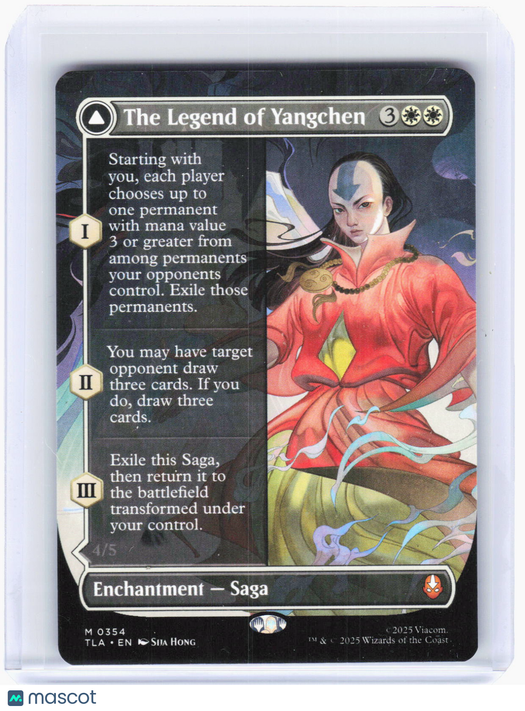 2025 Magic: The Gathering—The Legend of Yangchen #354 (TLA)—Mythic Non-Foil